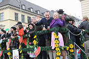 Die Narrhalla beim Trachten- und Schützenzug 2017 (©Foto. Ingrid Grossmann)